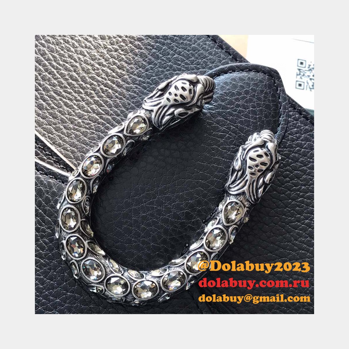 wholesale replica G*u*i 400249 dionysus gg supreme shoulder black bag