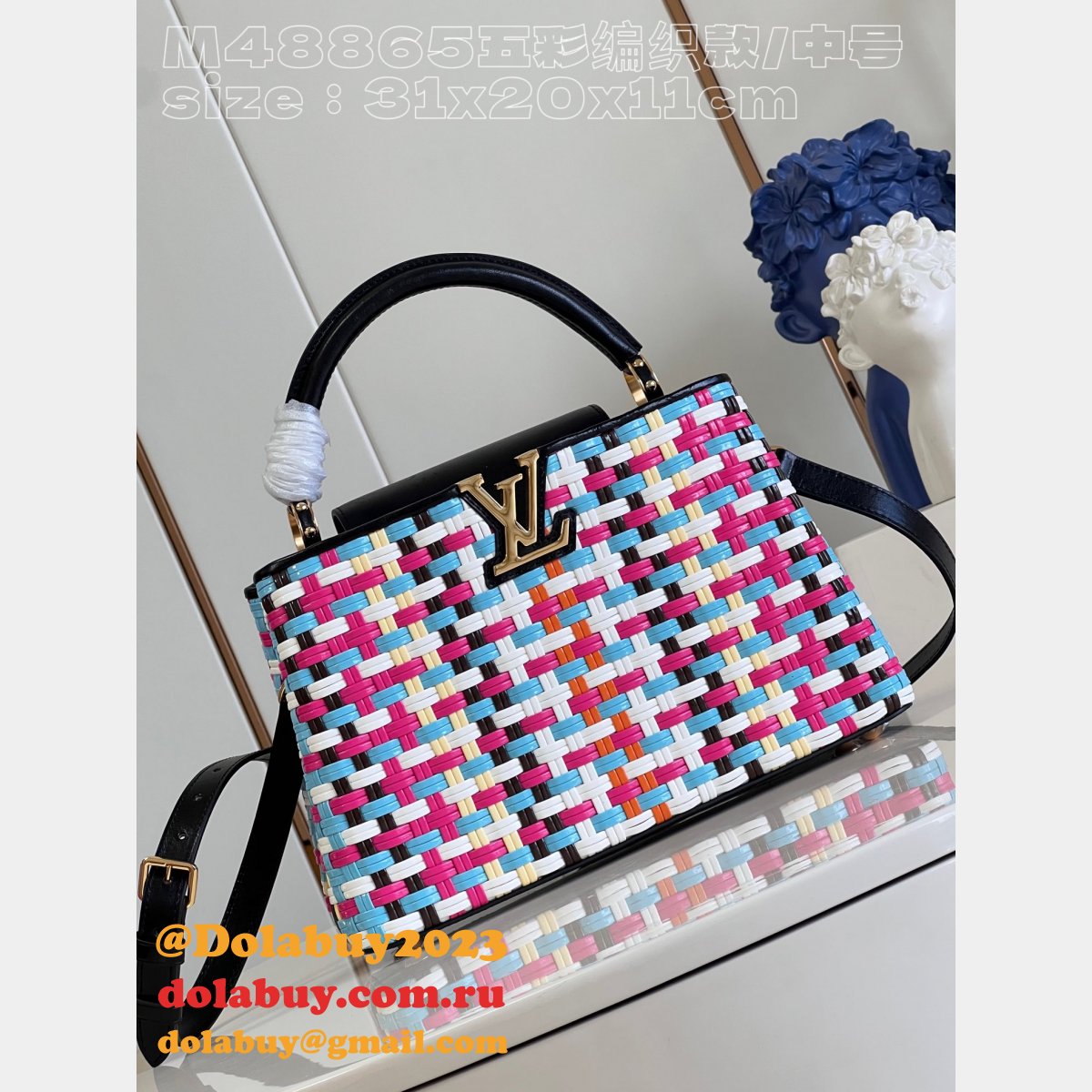 Fashion M48865/M22270 The Capucines Louis Vuitton Replica Bag