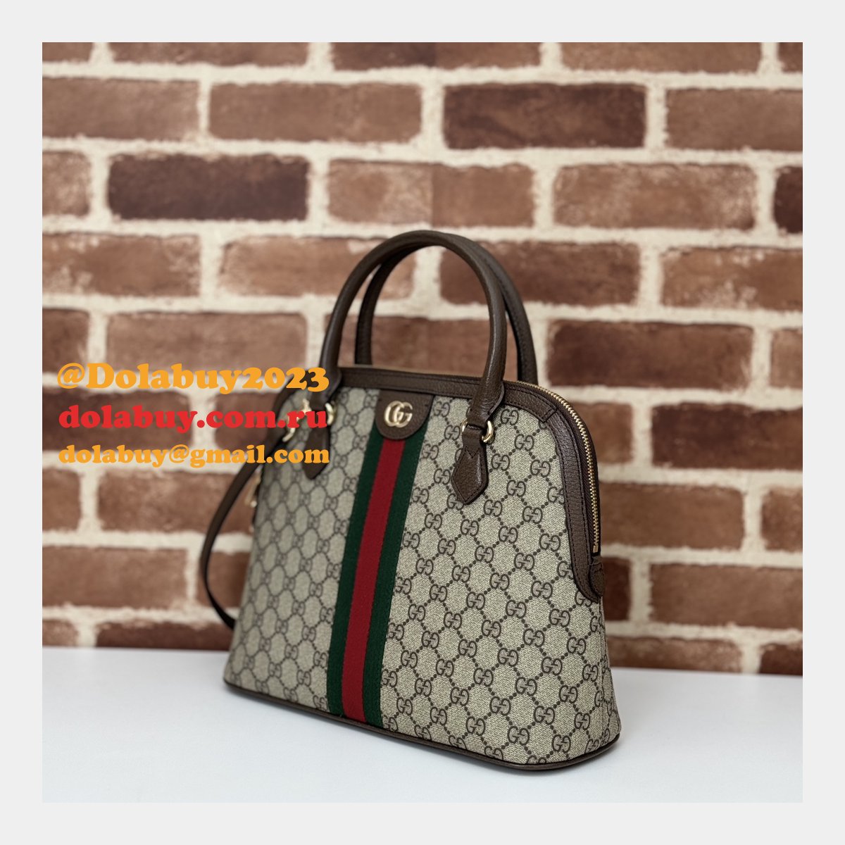 Ophidia Medium Top Handle 795258 Designer Gucci Fake Bag