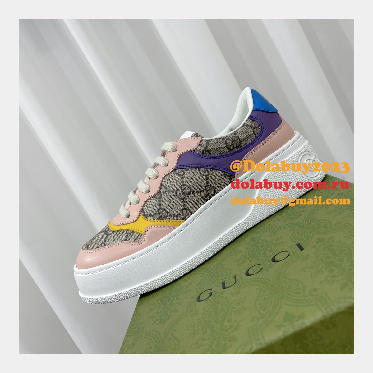 buy cheap designer replica gg couple platform G*u*i shoes