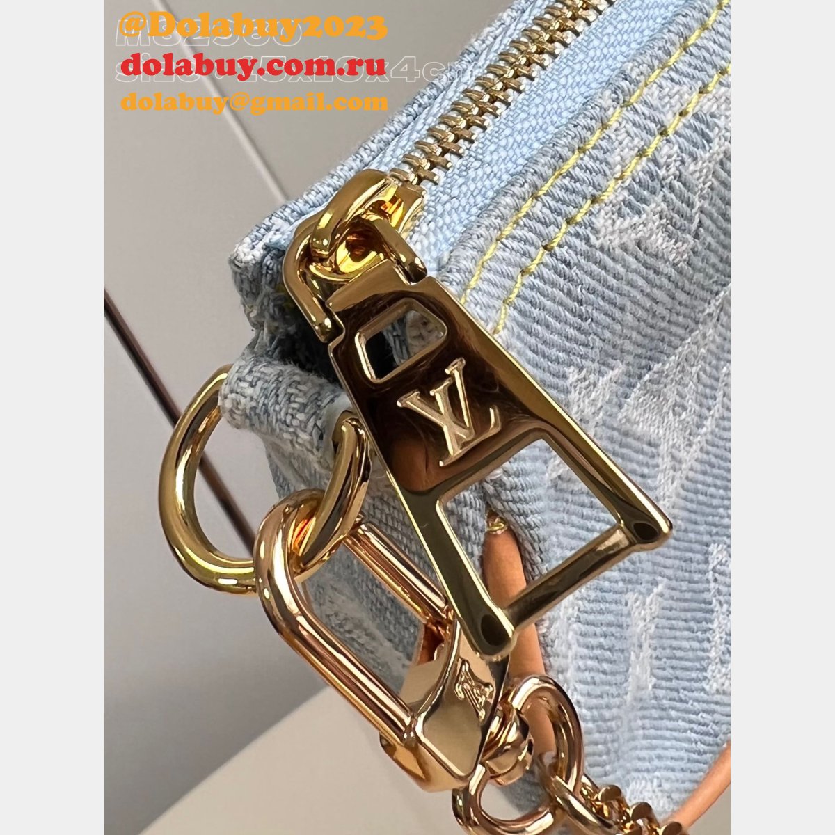 Sunset Monogram Denim M82960 Best Louis Vuitton Replica Bag