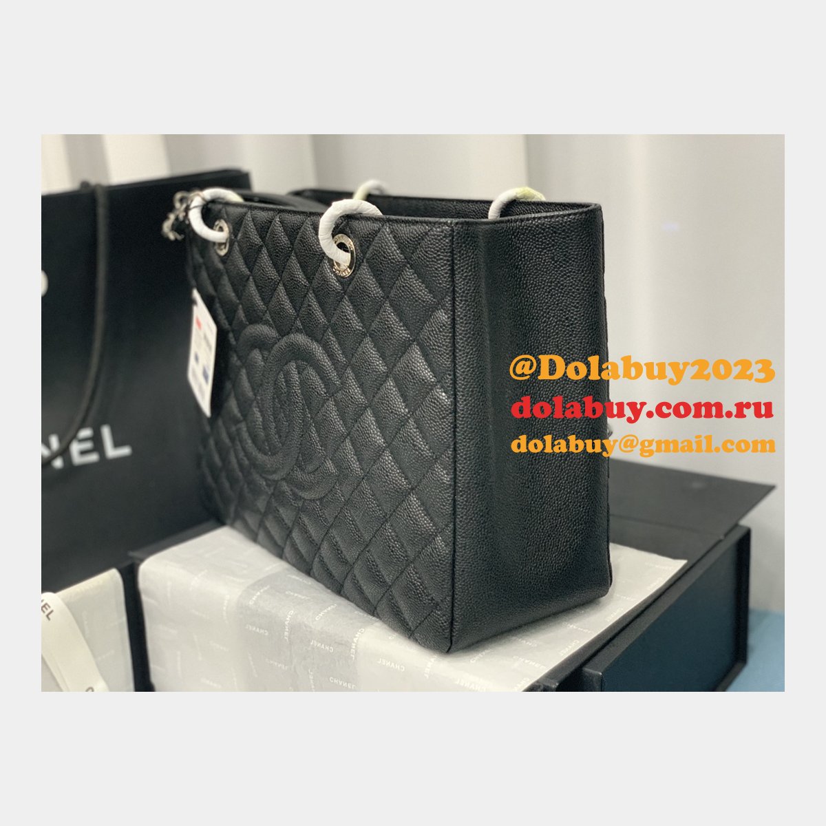 Best classic CC 50995 shopping bag CAVIAR leather