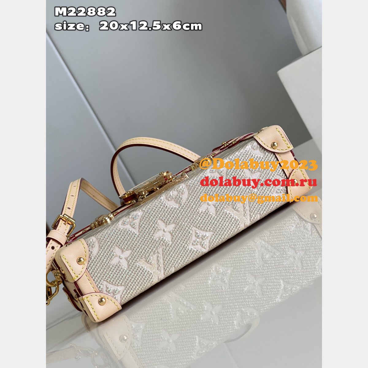Petite Malle Other Monogram Canvas Replica Louis Vuitton M22882 Bag