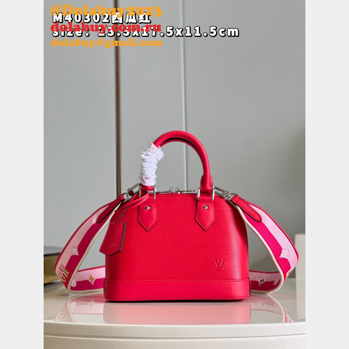 Louis Vuitton M40302 Knockoff LVS Alma Epi Leather Handbag