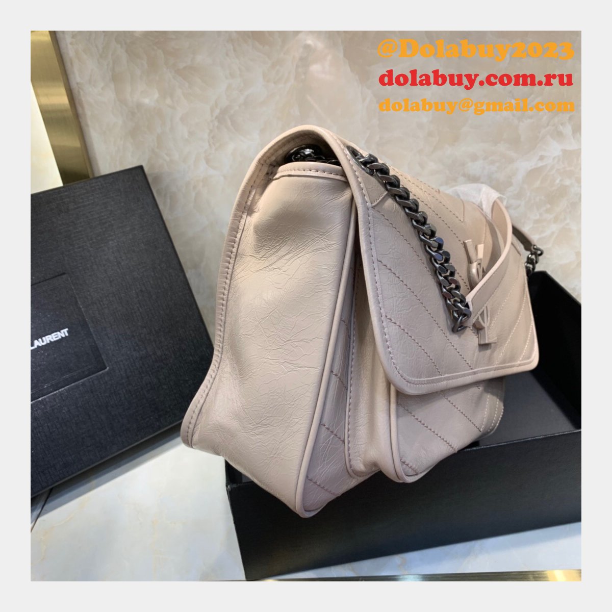 AAA+ Replica Saint Laurent Niki Shoulder 498894 Bag