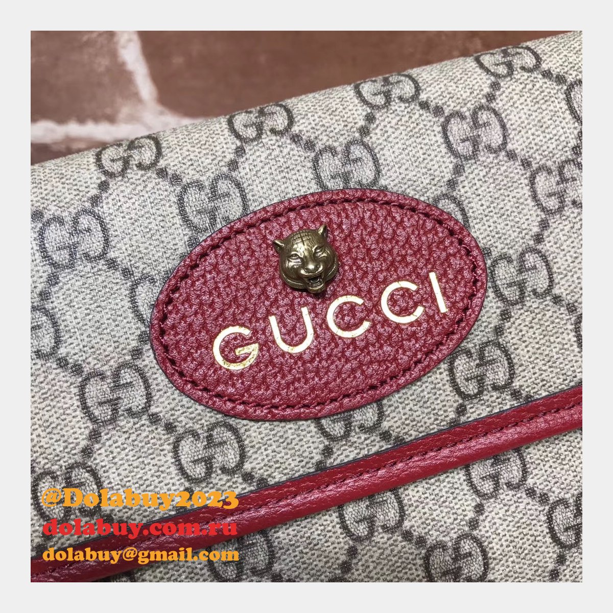 designer G*u*i neo vintage gg supreme belt replica 493930 bag