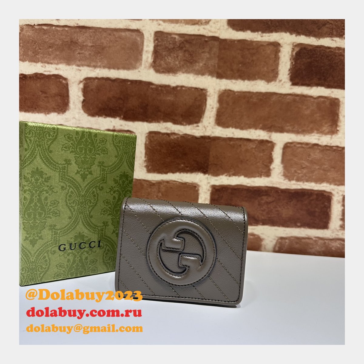 Gucci Luxury Replica Blondie Card Sase Inspired Wallet 760317