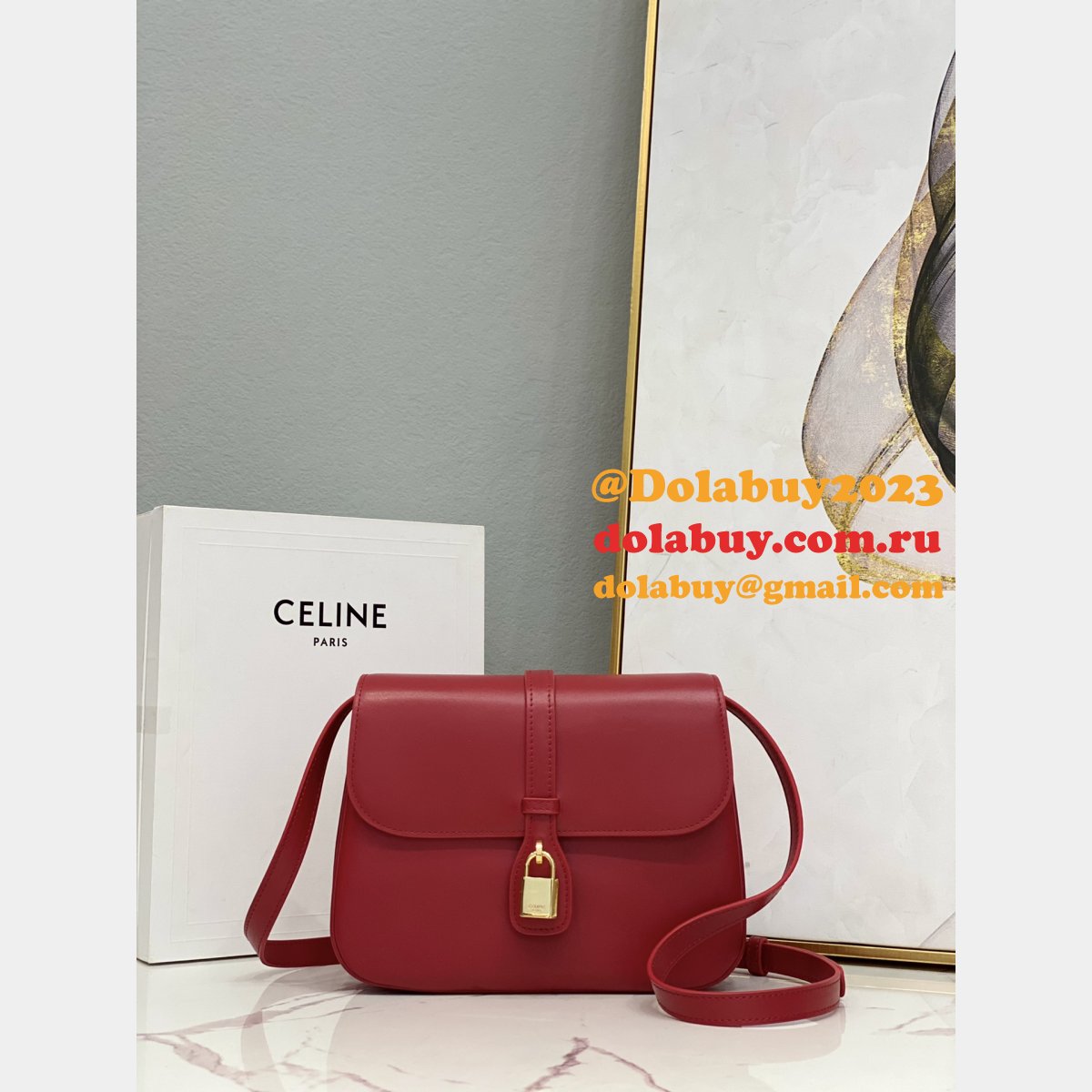 Dolabuy Replica Celine Tabou Smooth Calfskin Shoulder 196853 Bags