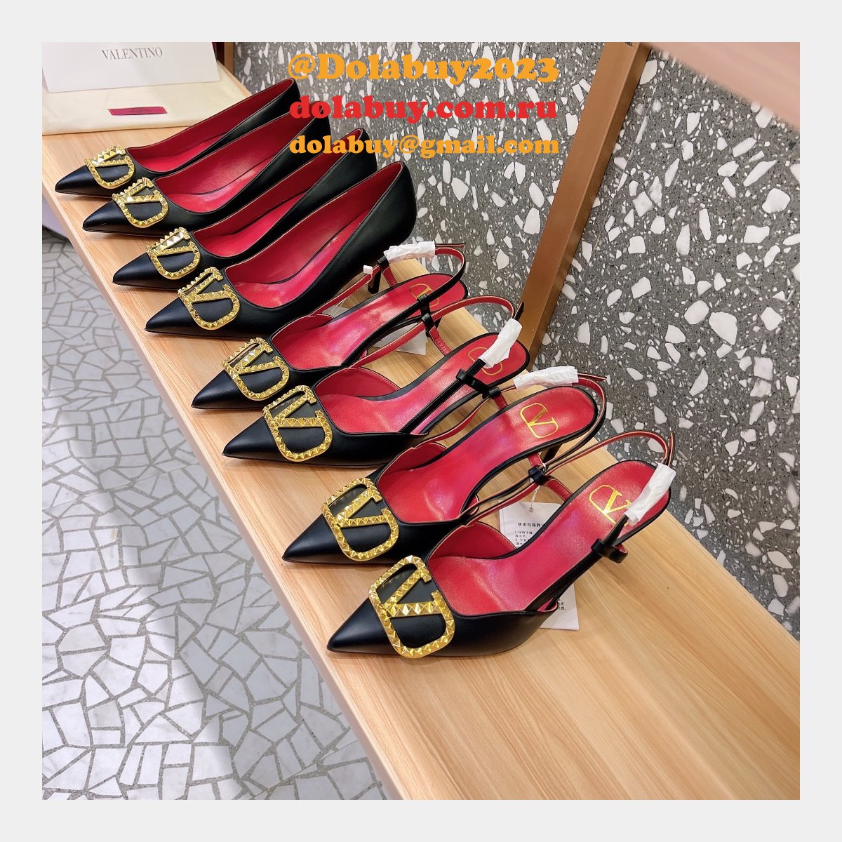 Get 1:1 High-Quality Valentino High heel Replica Shoes at Cheap Price