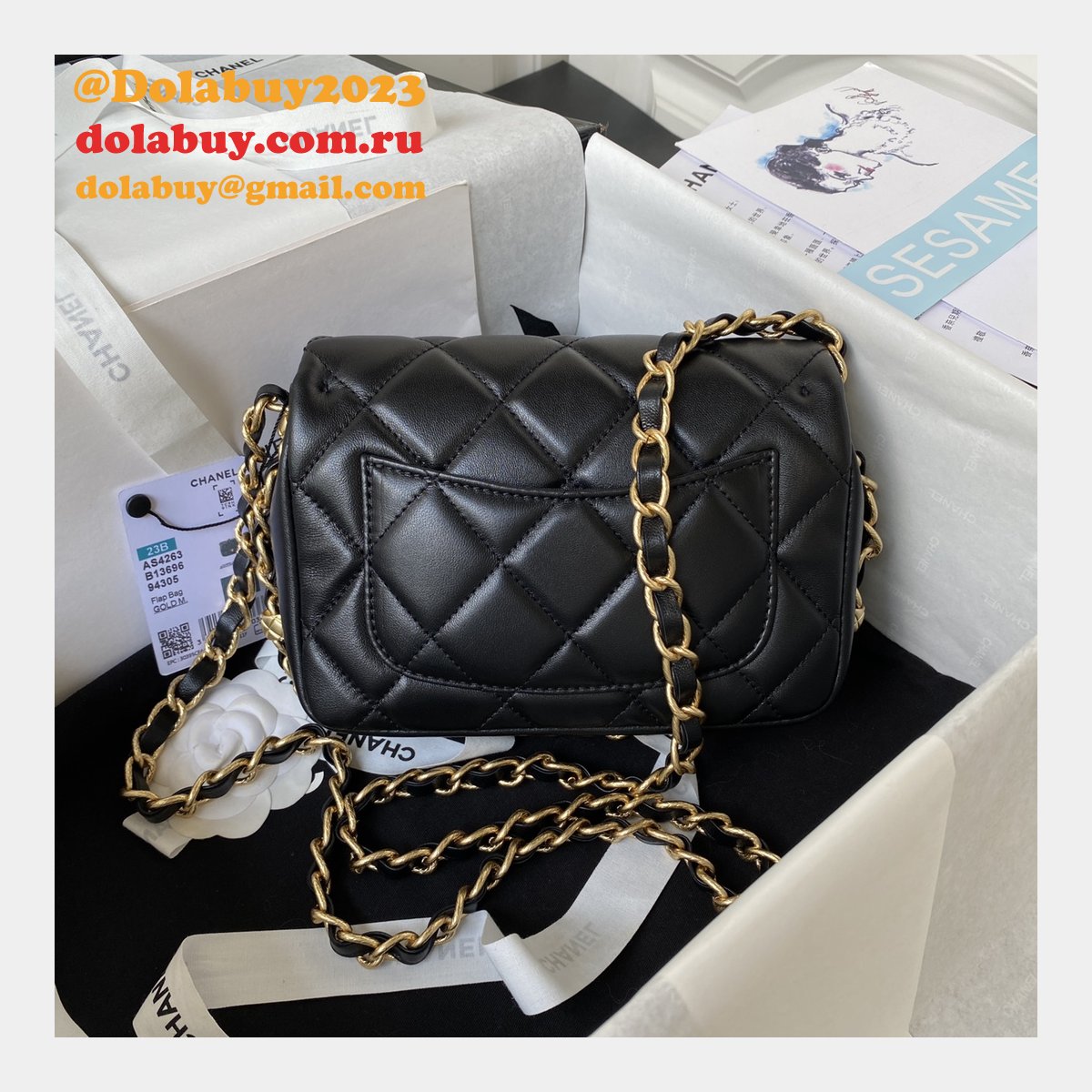 Inspired Fashion Flap AS4263/AS4264 Knock Off 7 Star 21/23CM Bag