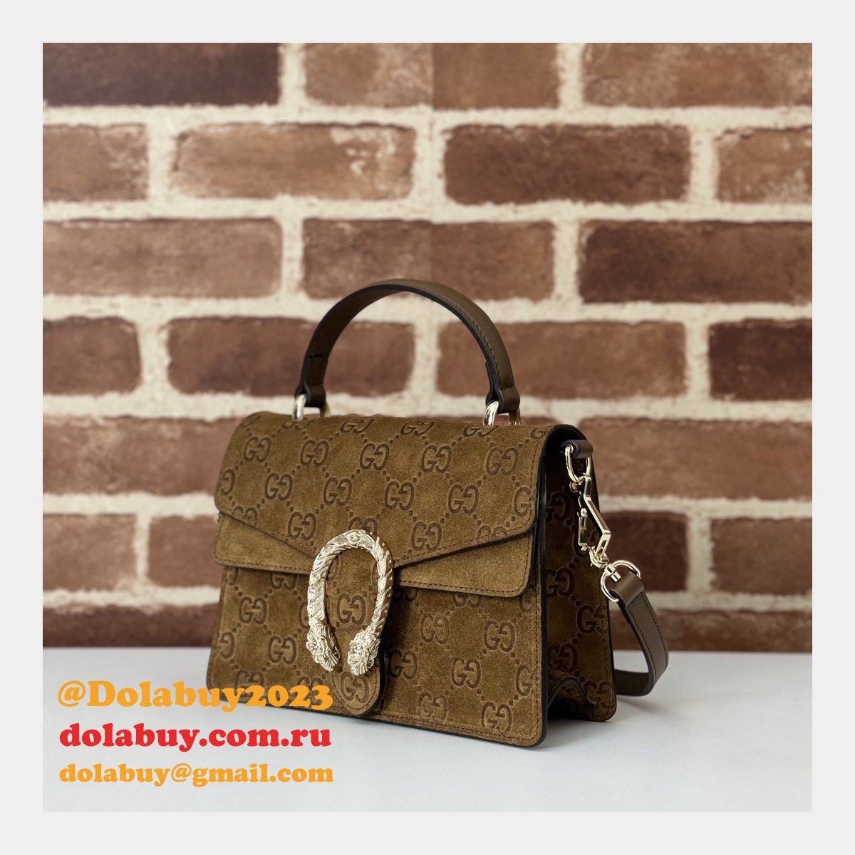 Dionysus Gucci Duplicate Top Handle 813400 Brown Bag