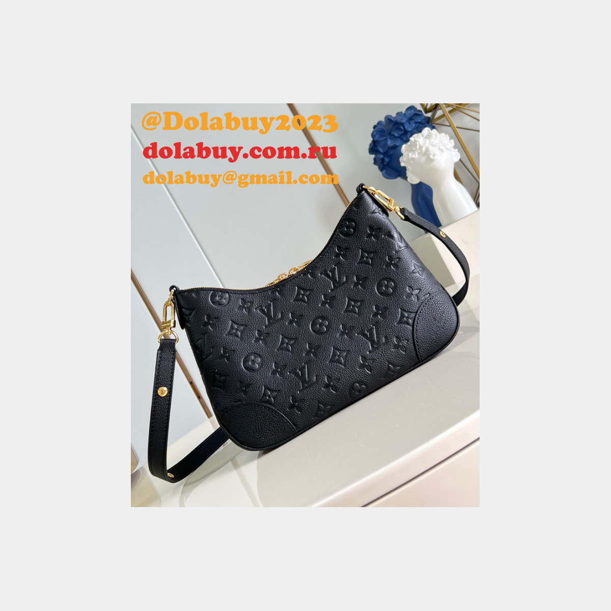 Louis Vuitton M12930 Boulogne Black Replica Top Quality Bag