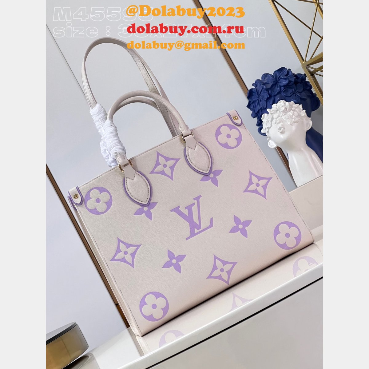 Onthego Perfect Monogram Empreinte M45595 Louis Vuitton Replica Bag