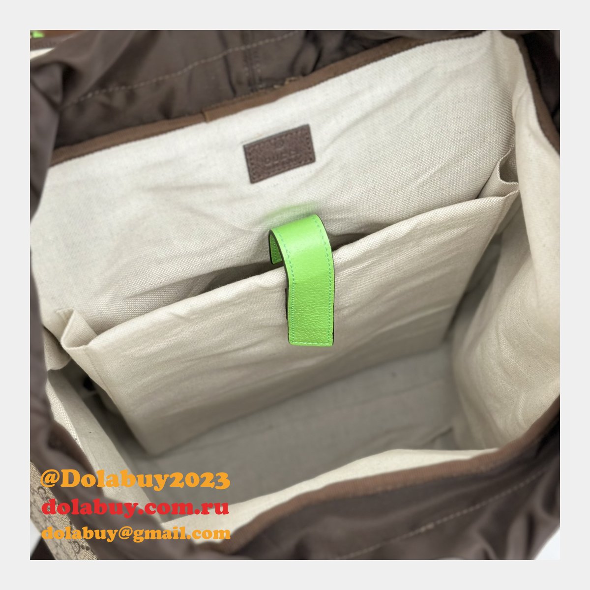 Gucci GG Supreme Ophidia Inspired Backpack 7 Star 598140 Straps