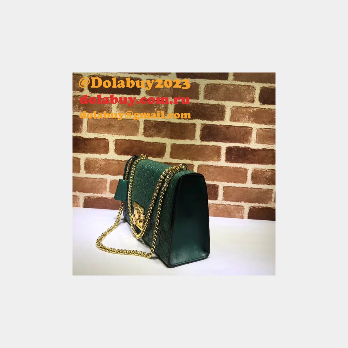 Replica 7 Star Gucci Padlock medium GG shoulder 409486 bag