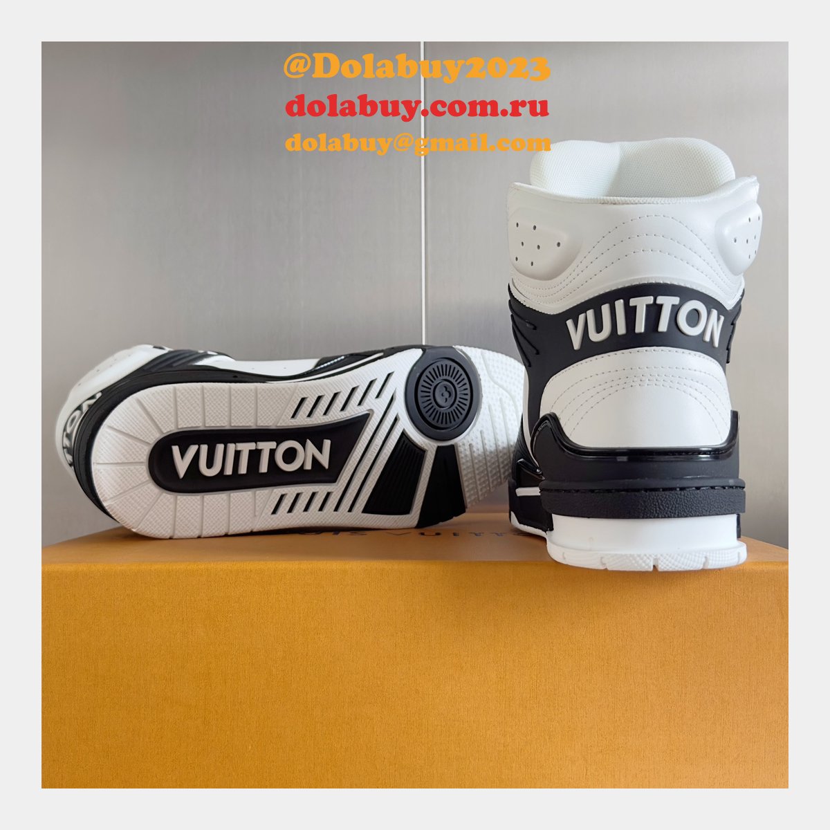 High Quality LV Trainer Sneaker Boot