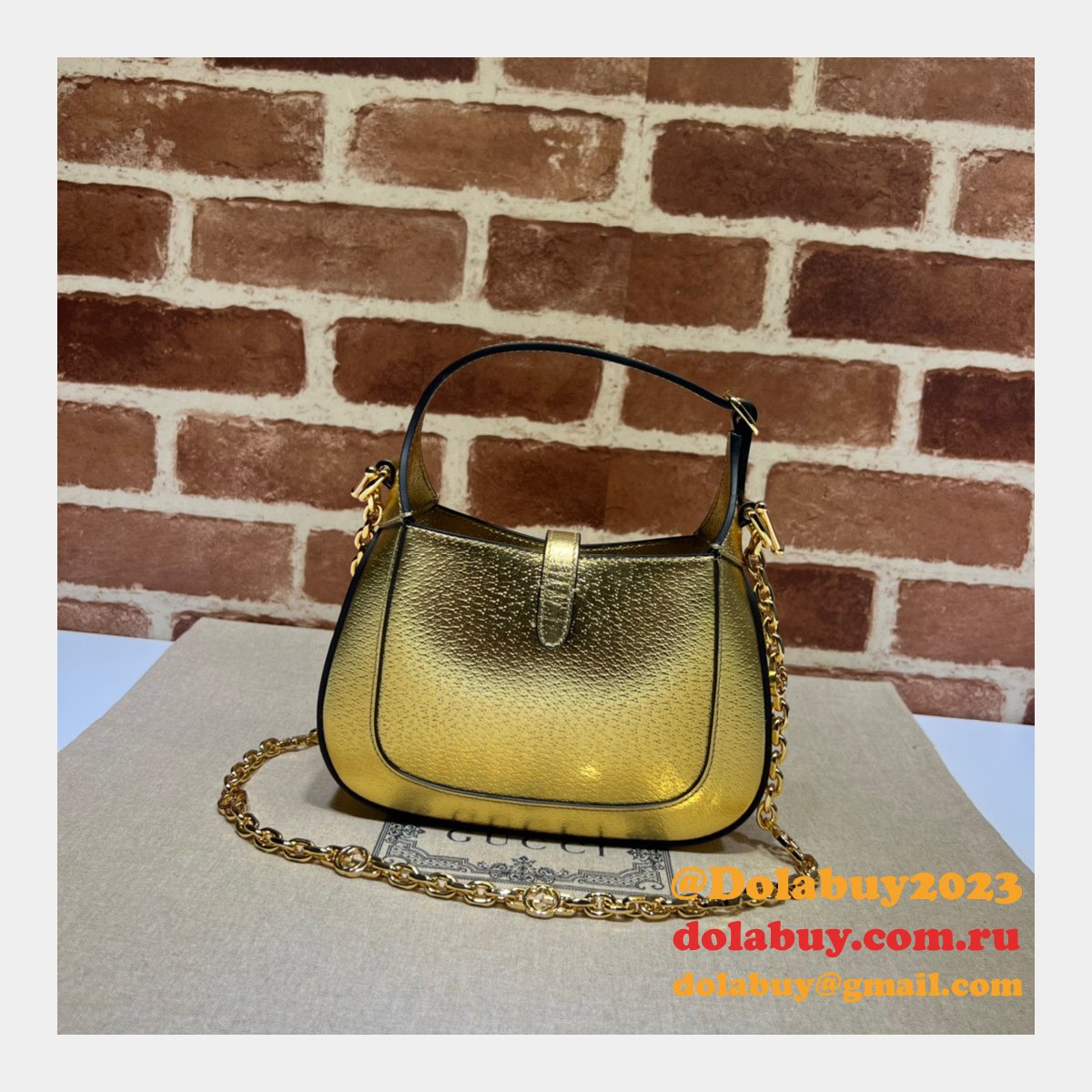 Gucci Replica Chain 675799 Jackie 1961 lizard Cheap bag