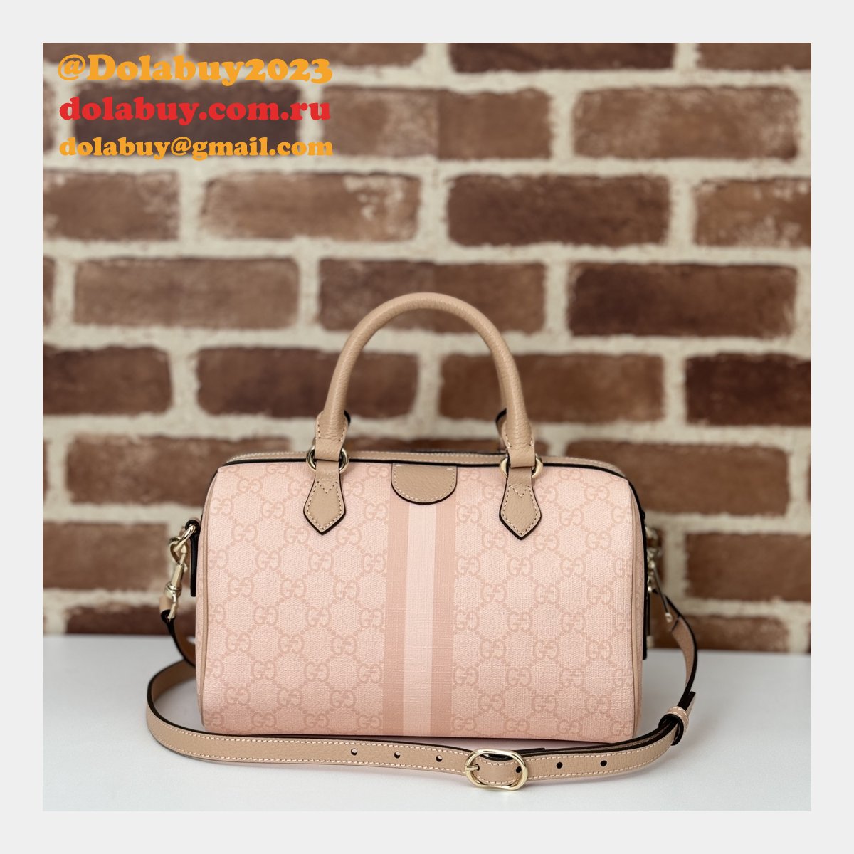Best 7 Star 772061 Gucci Knockoff Ophidia GG Small Top Handle Bag