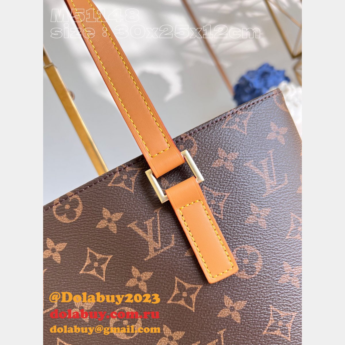 Highly Monogram Cabas Piano Tote Replicas M51148 Louis Vuitton Shoulder