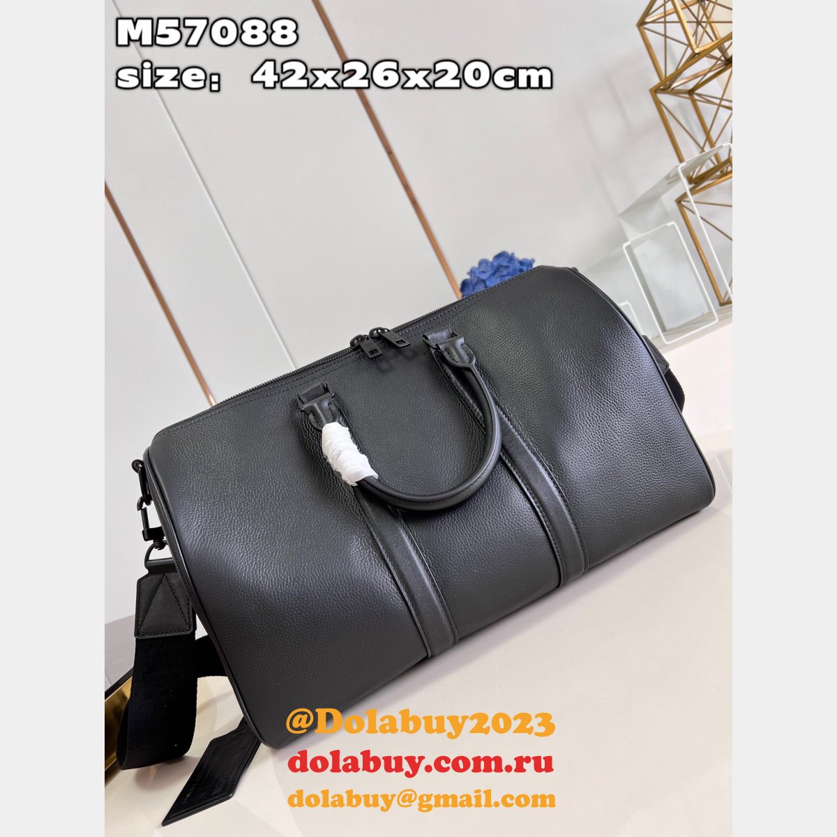 Keepall Replica Louis Vuitton M21420/M57088 Bandouliere 42/50 Travel Bag