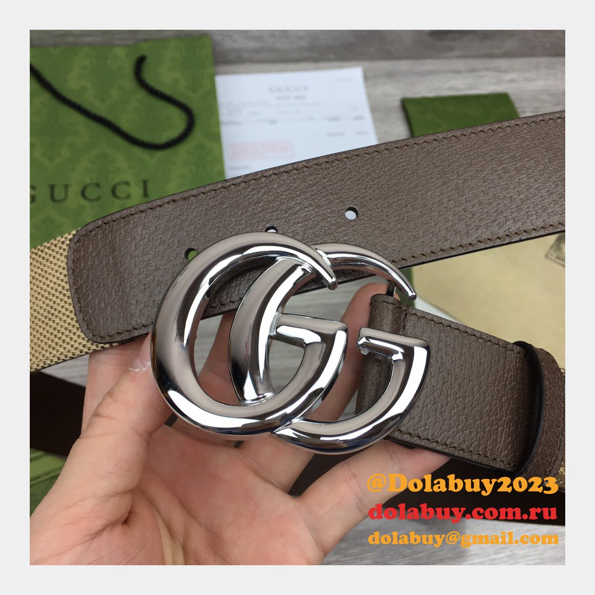 Shop 1:1 Image Mirror Gucci 3.8cm Belts Replica Bags