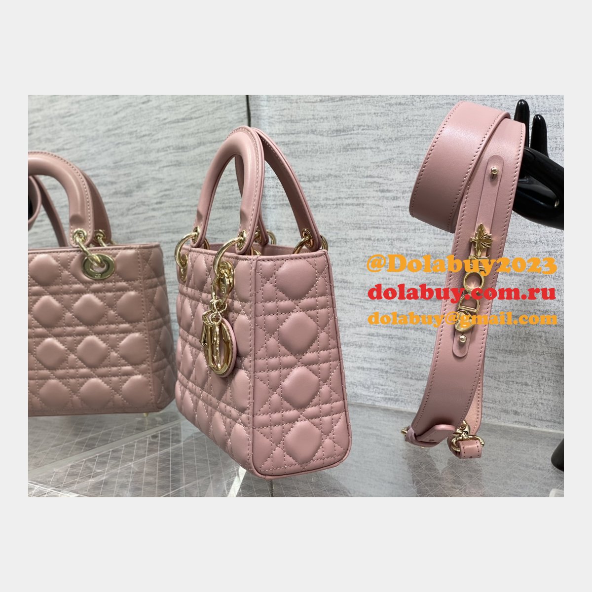 Perfect DIOR lady lambskin 20CM HANDBAG Inspired