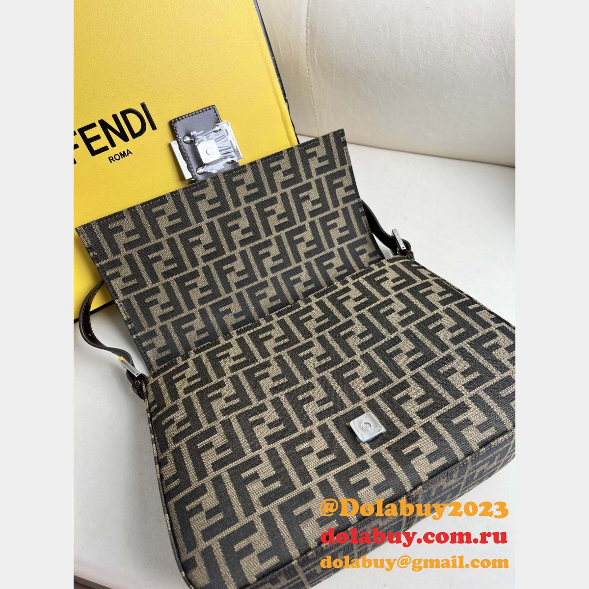Luxury Fendi Vintage tote Fashion women bag
