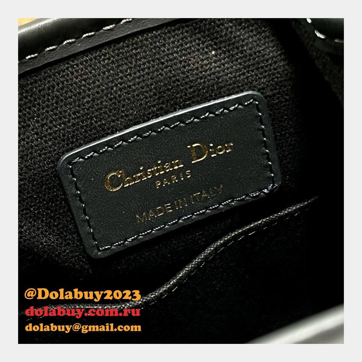 Christian Dior 1:1 Mirror Oblique Cest CD Lock 2271/2272 Copy Bag