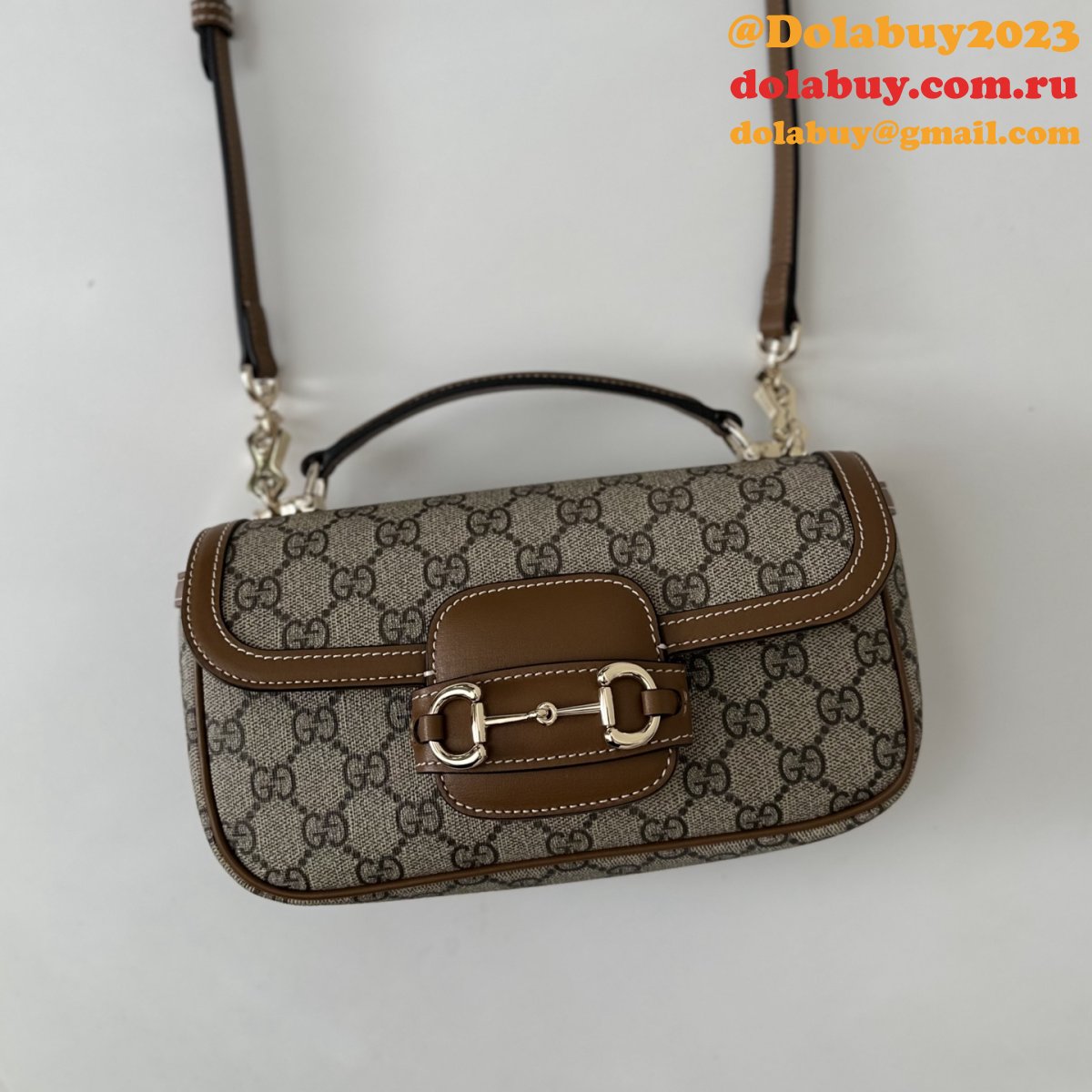Designer Gucci Horsebit 1955 Soft Small Top Handle Shoulder 815206 Bag