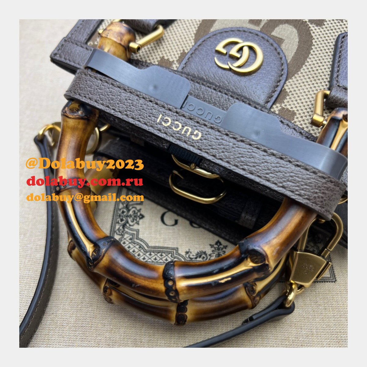 Best High Quality Gucci 655661 Fake Diana Tote Handbags