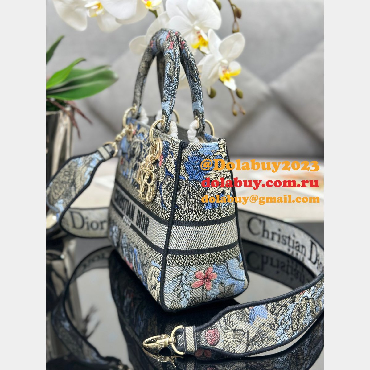 Christian Dior Replica Designer Lady Dior 24cm Handbag