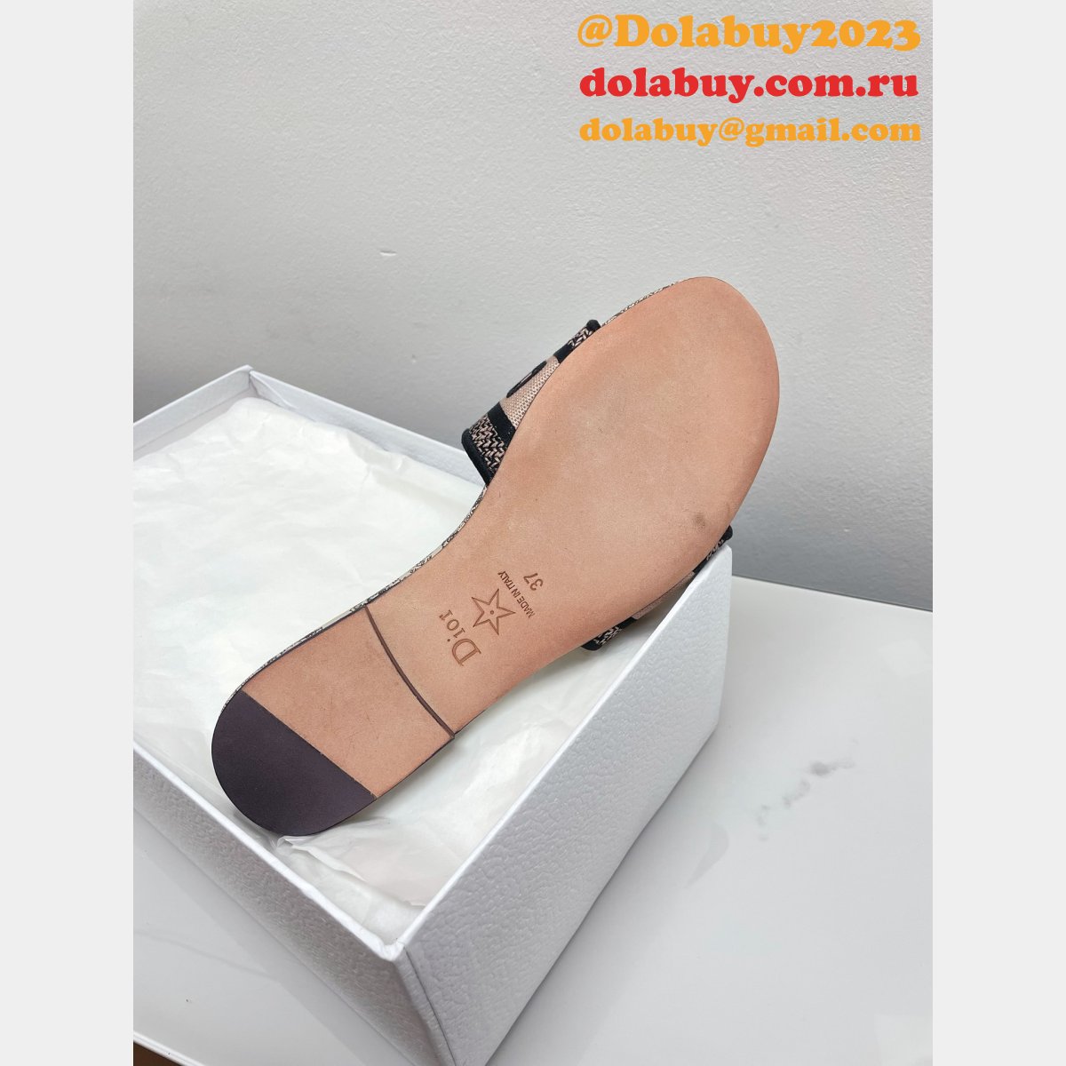 Knockoff 1:1 Mirror DIOR Dway Slide