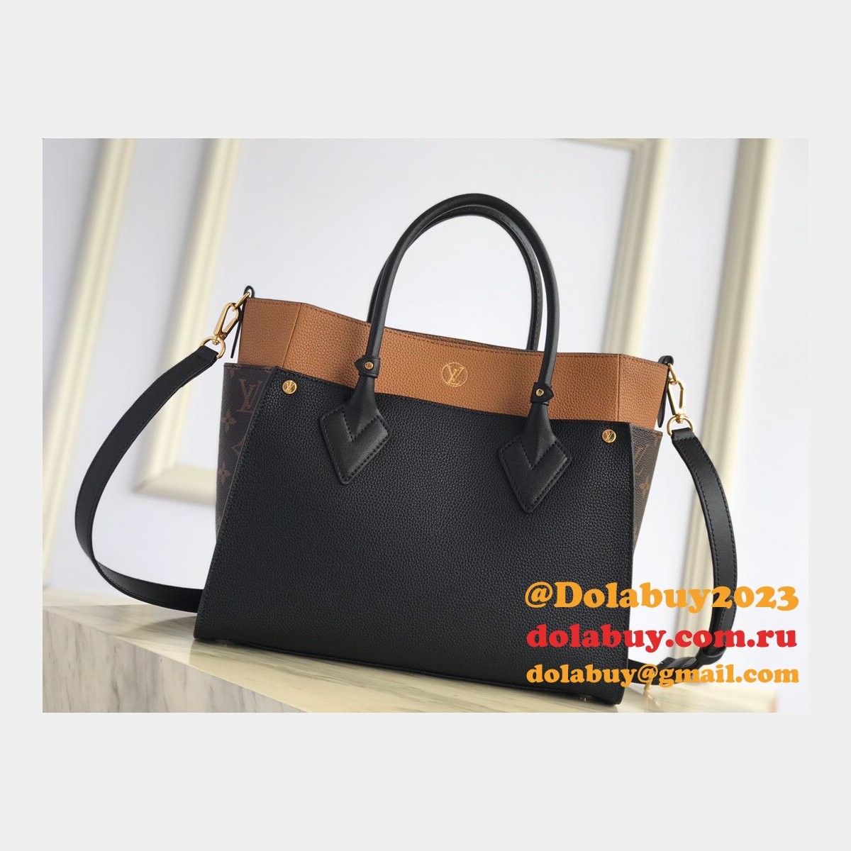 Cheap M53823 Louis Vuitton On My Side High End Leathers