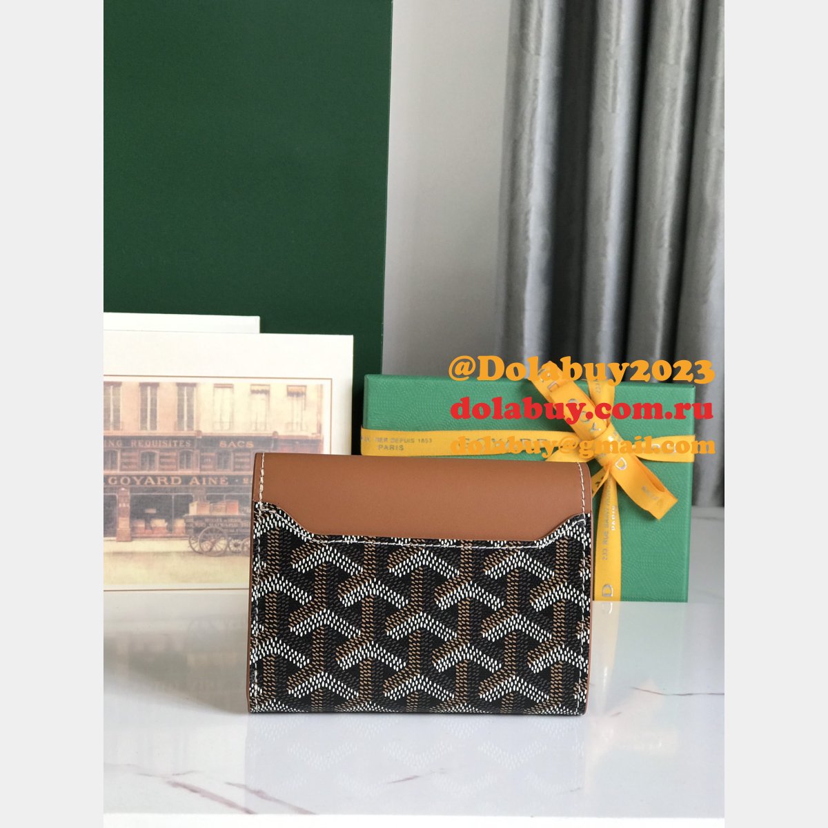 Top Quality Goyardine Saint-Gabriel wallet