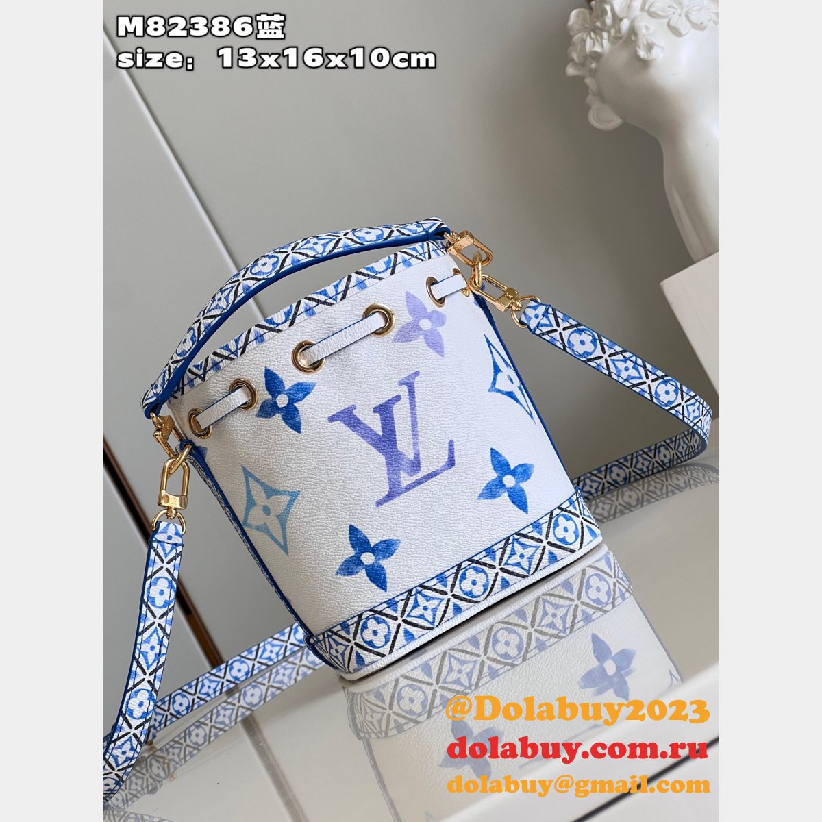 Nano Noé Autres Toile M82386 Inspired Louis Vuitton Designer Bag