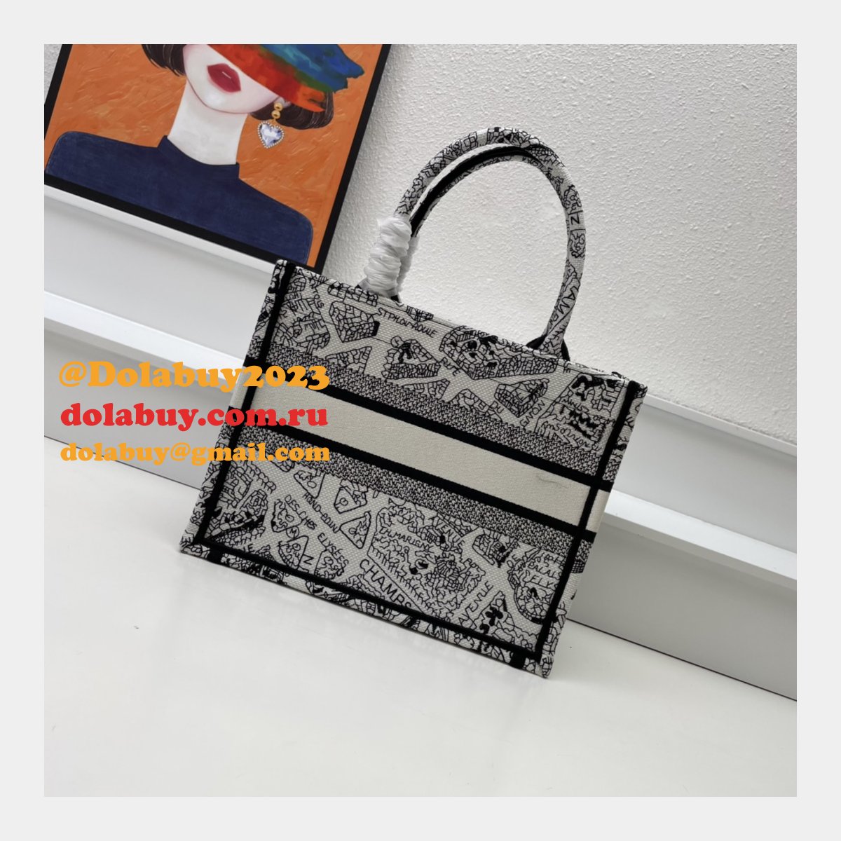 High Quality DIOR BOOK TOTE CHEAP REPLICA BAG