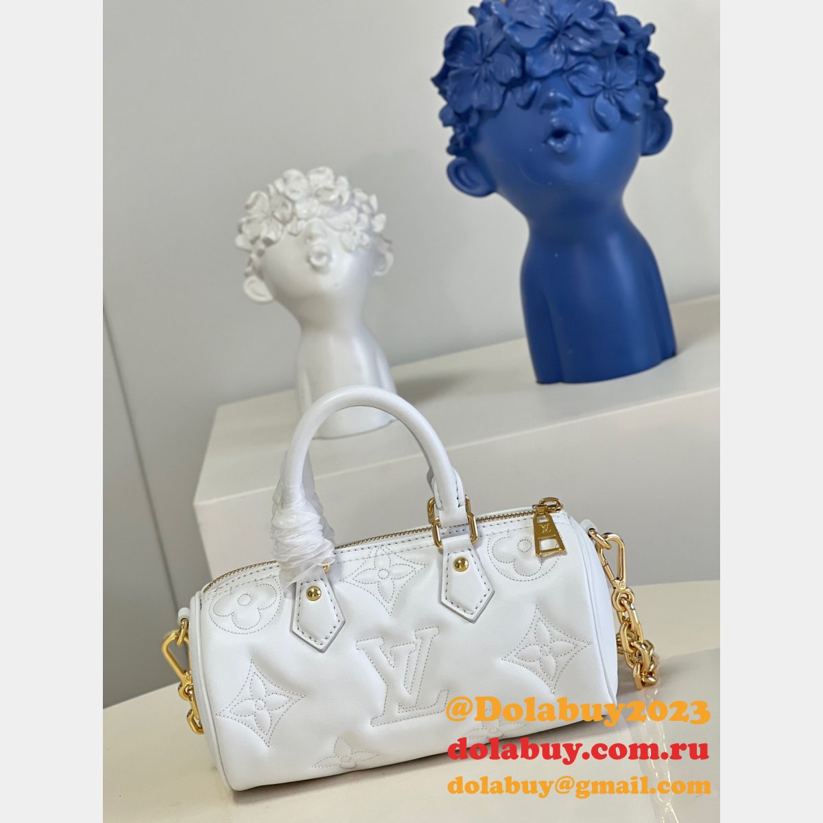 Top Quality Replica Louis Vuitton Papillon M59827 Bubblegram Leather Bag