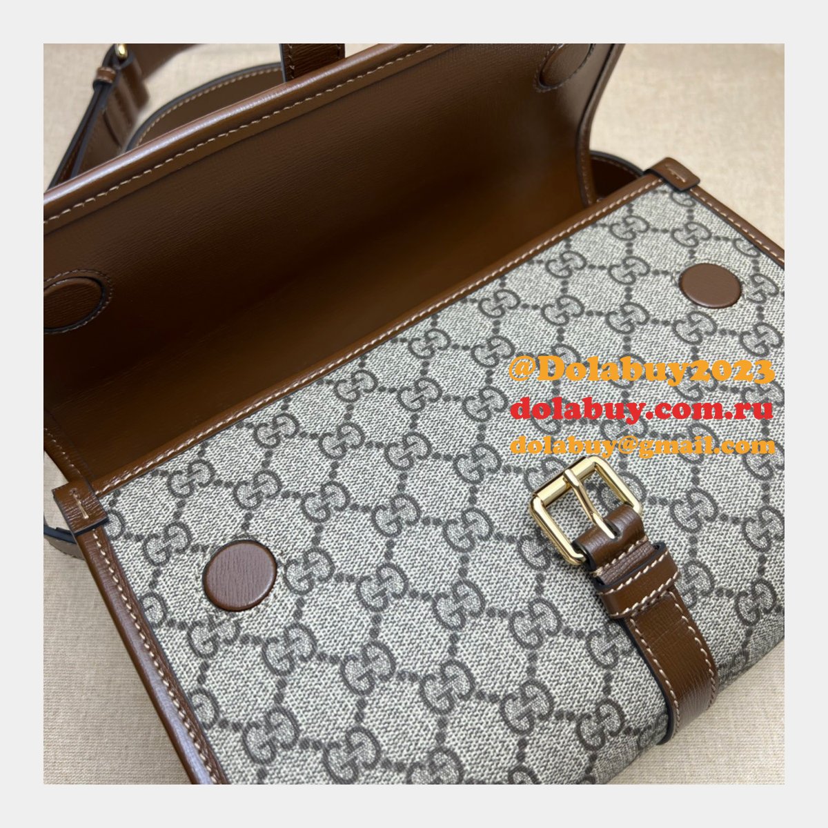 Gucci 745679 GG messenger Fashion Interlocking G High Replica Bag