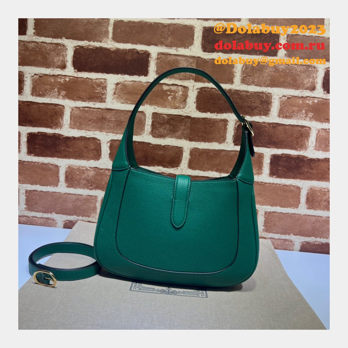 Best Quality Fake Gucci 636709 Jackie 1961 natural grain bag