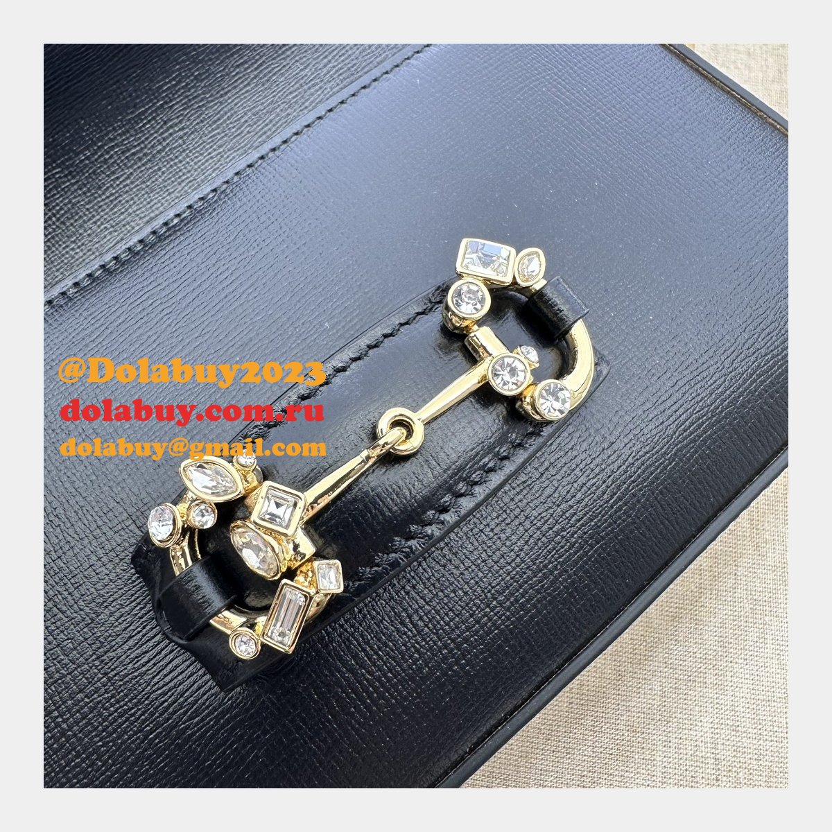 Replica Gucci Horsebit 1955 Shoulder Chain 735178 Designer Bag