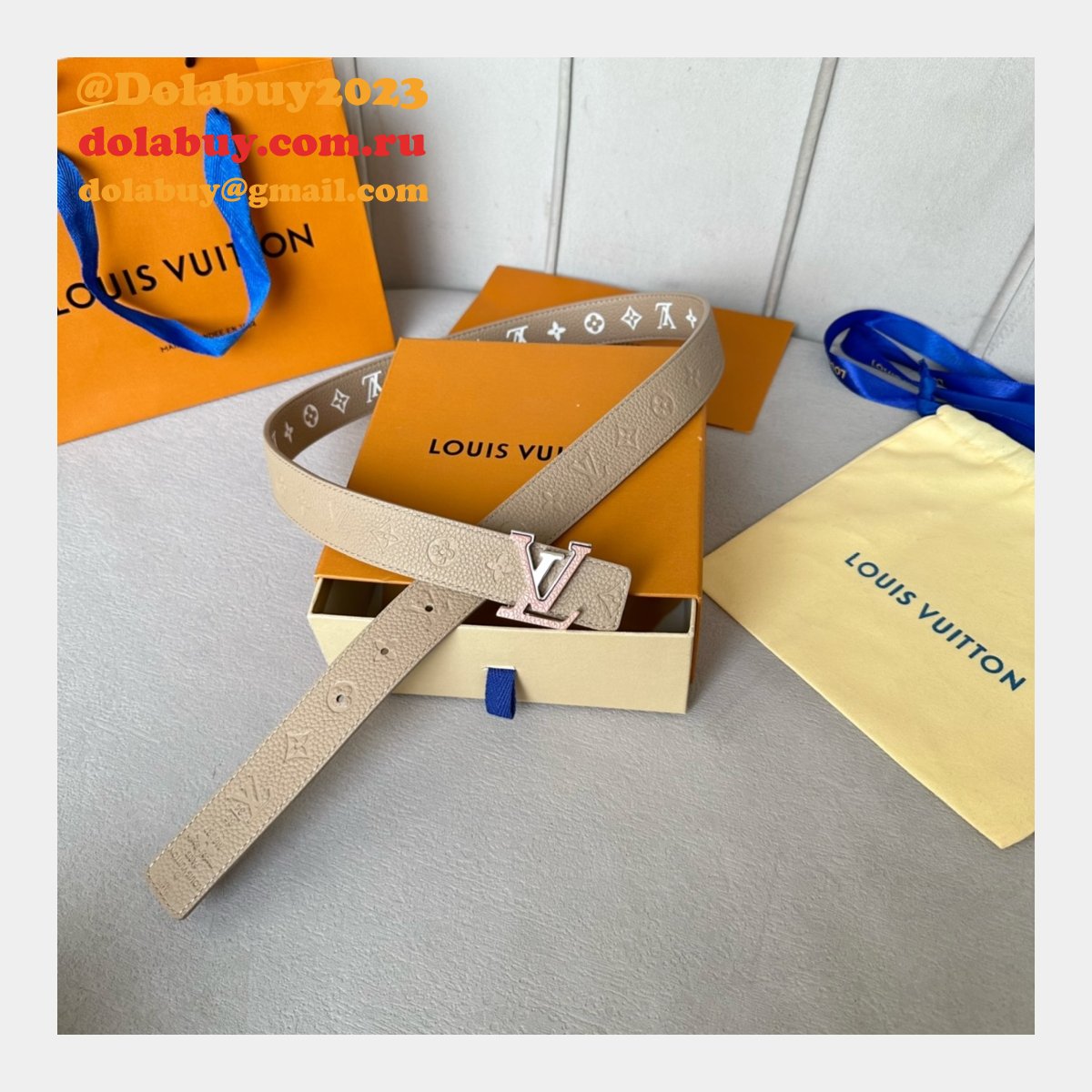 Duplicate LV Iconic 30mm Reversible Belt