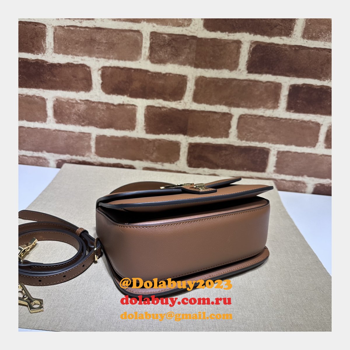 high quality G*u*i blondie top-handle 735101 designer bag