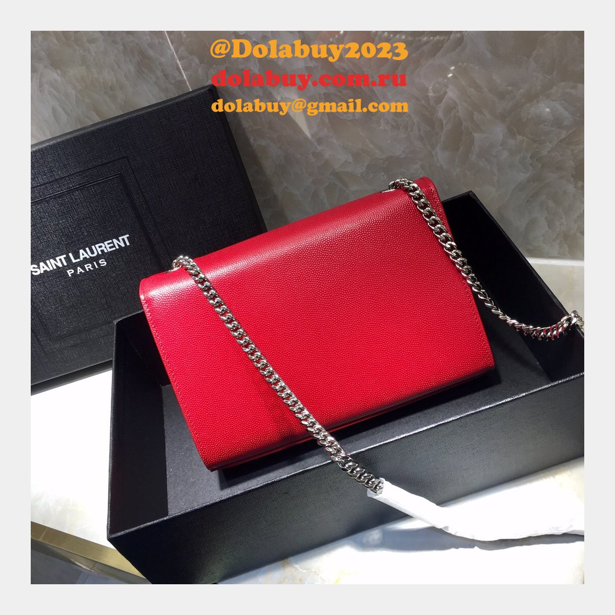 Saint Laurent 20CM Vicky Quilted Shoulder Bag