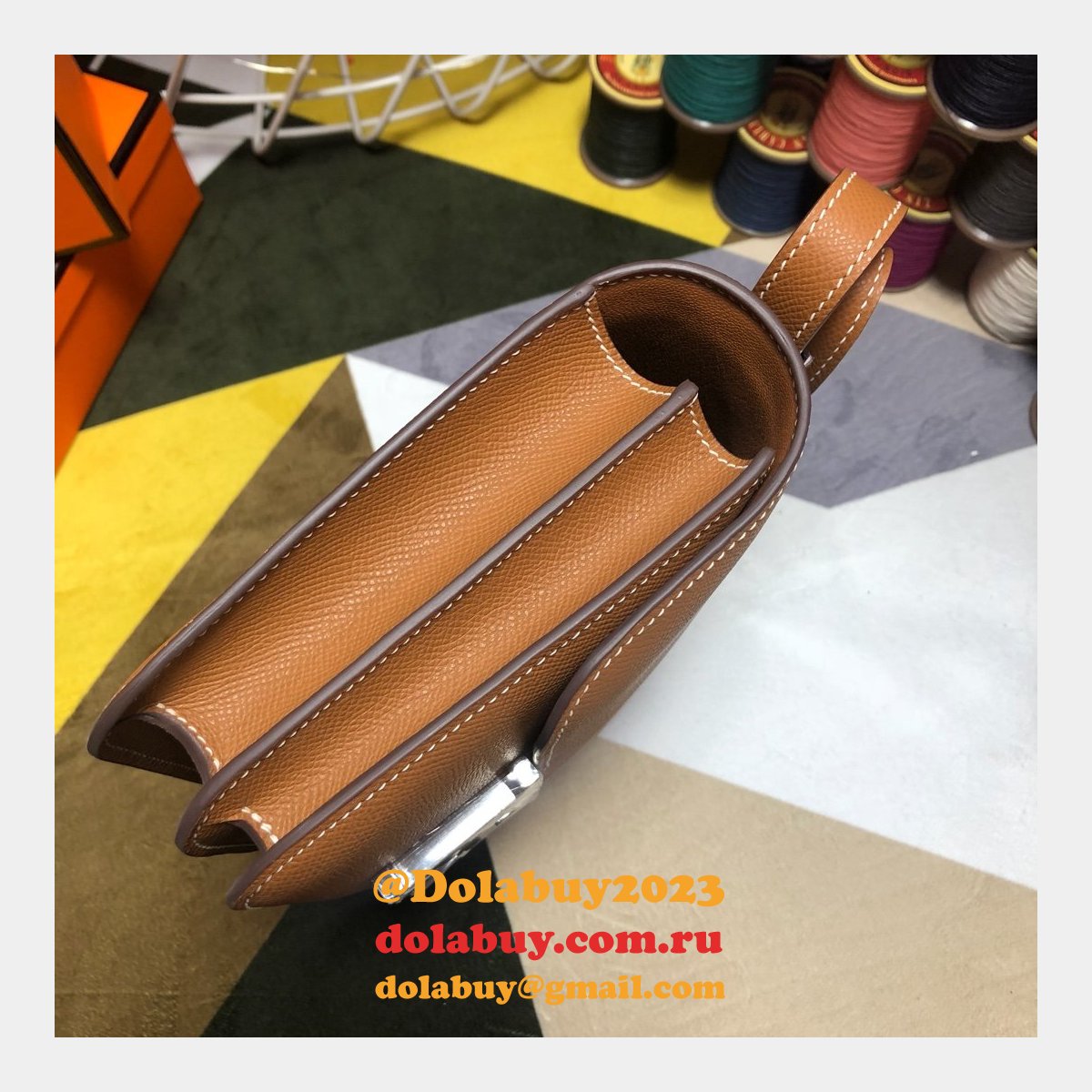 Hermes Constance Bag 23cm Epsom Leather Camel