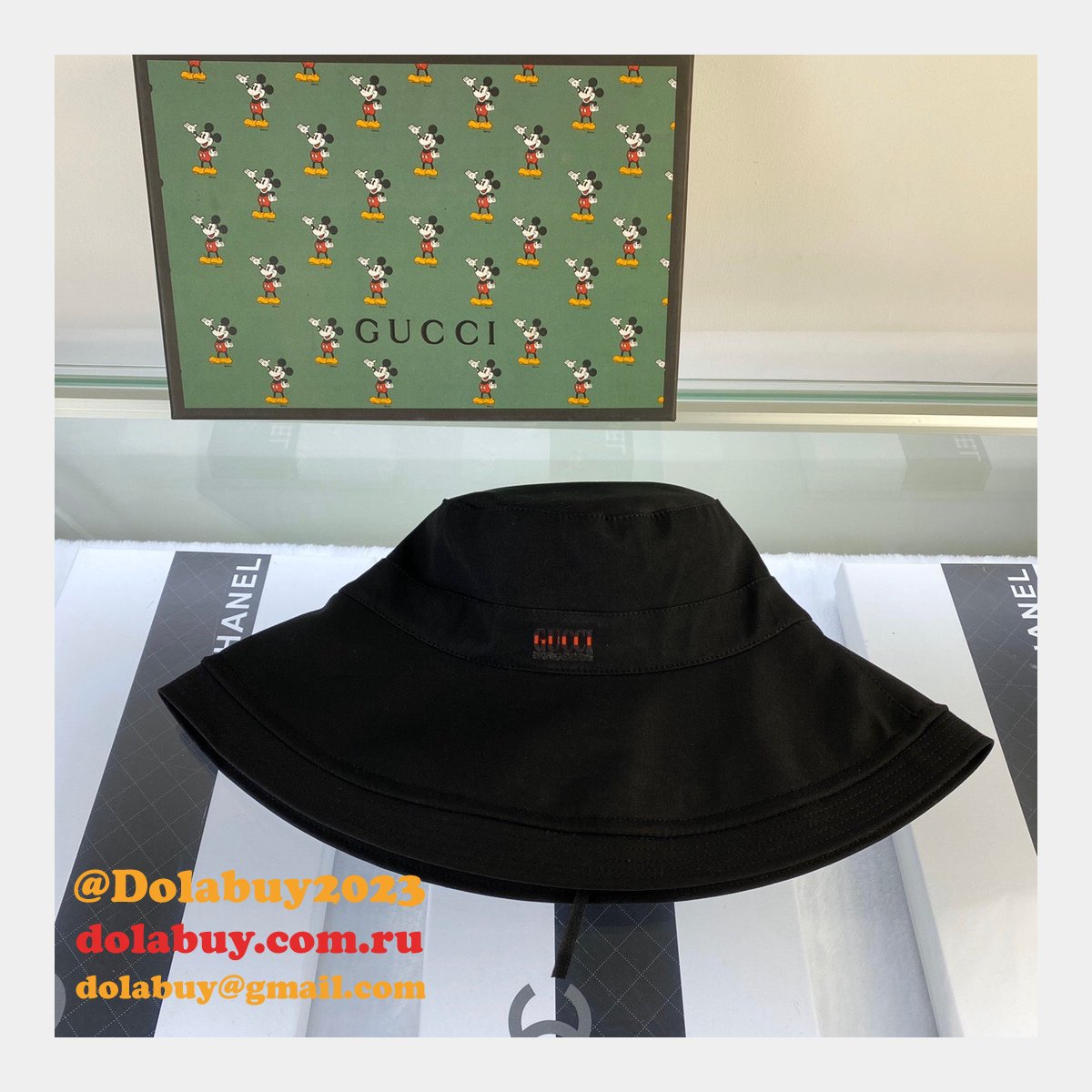 Luxury Gucci Foldable Simple fisherman hat
