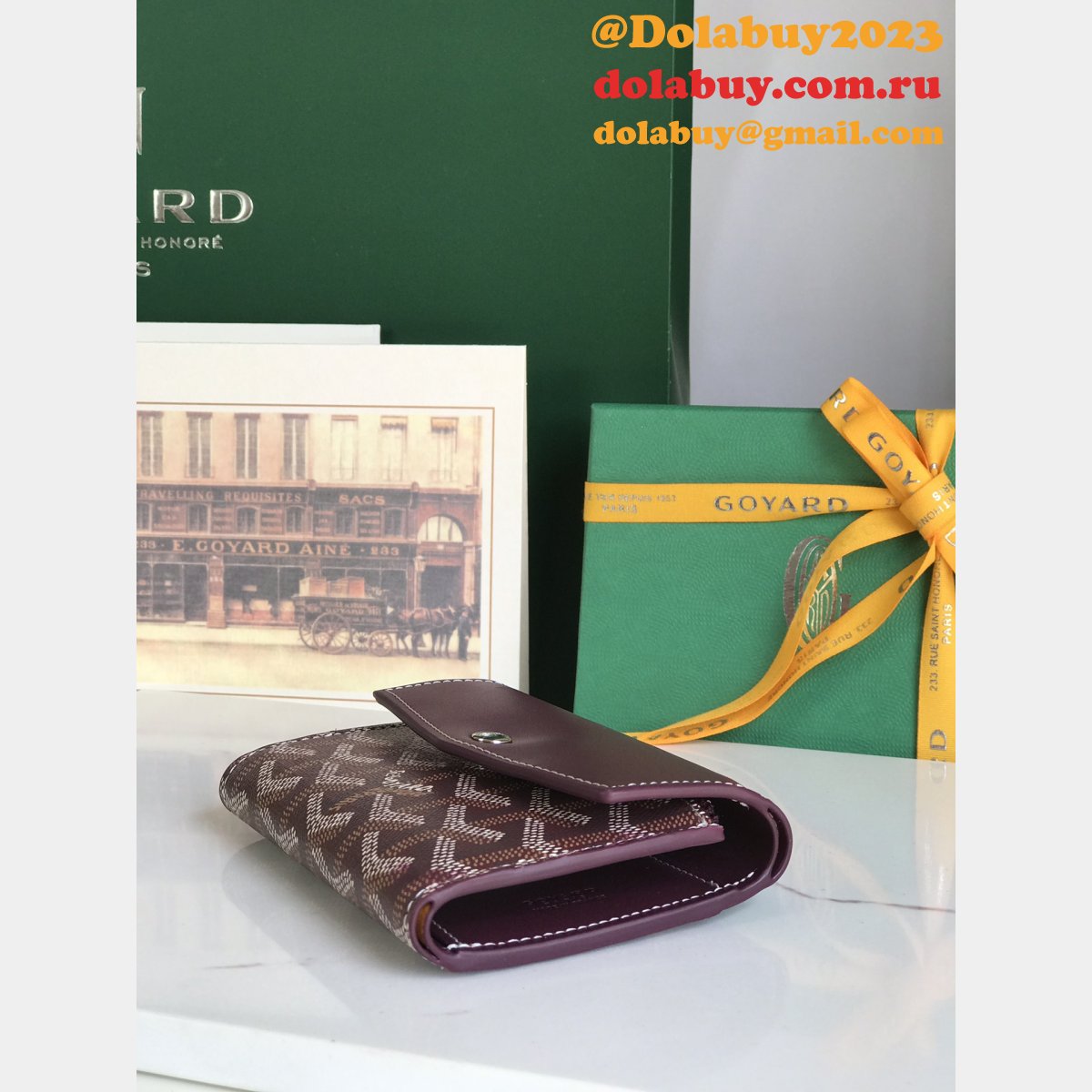 Top Quality Goyardine Saint-Gabriel wallet