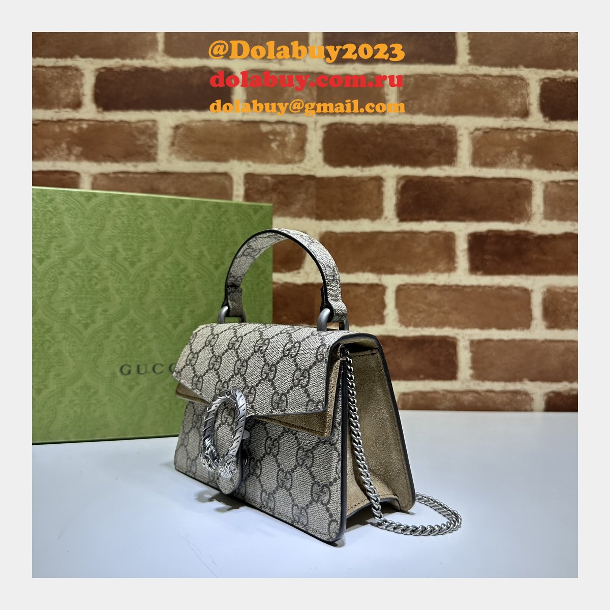 Dionysus Top Handle Gucci 1:1 Mirror 752029 Replicas Bag