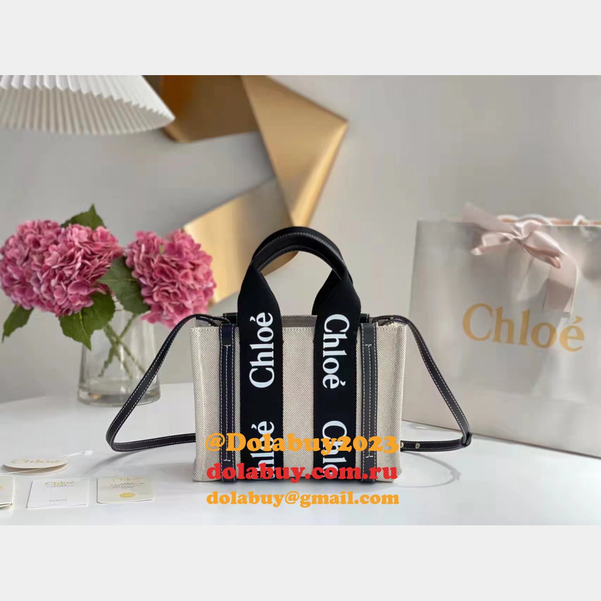 Best Quality Replica Chloe 1:1 Tote Woody dolabuy Bag 26CM