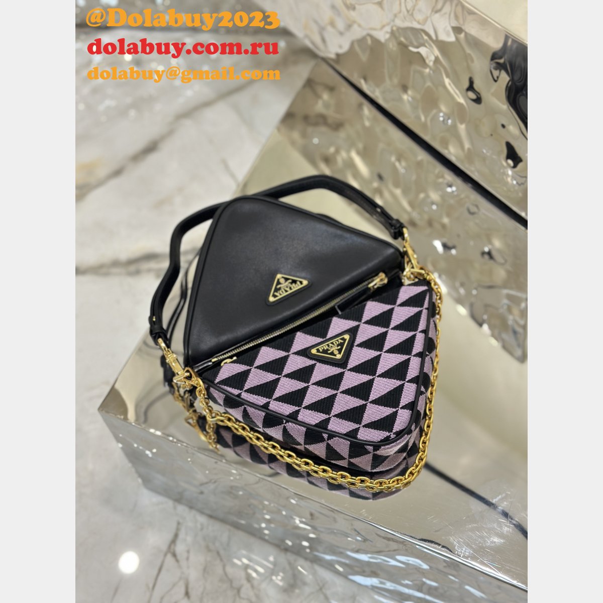 Replica Prada Triangle 1:1 Mirror Mario 1BC176 Bags