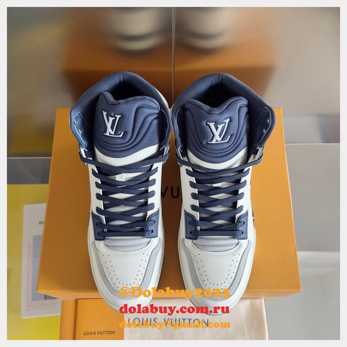 High Quality LV Trainer Sneaker Boot